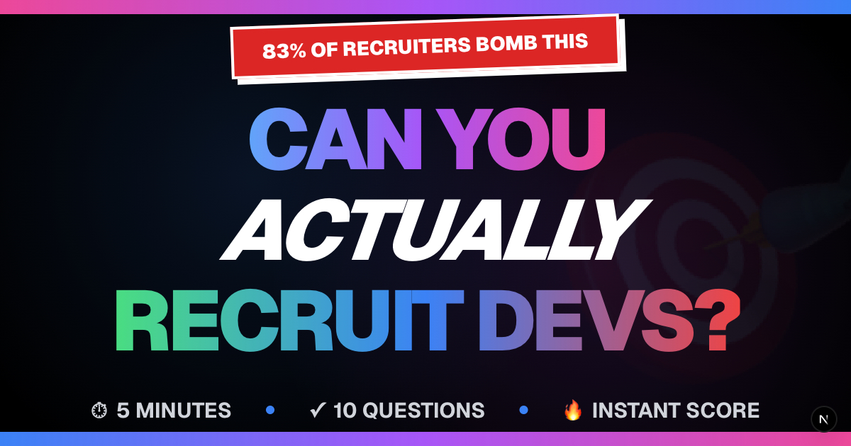 Can You Recruit Devs?